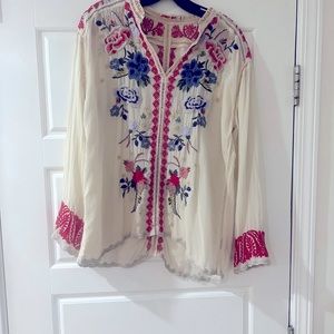 Johnny was floral tunic